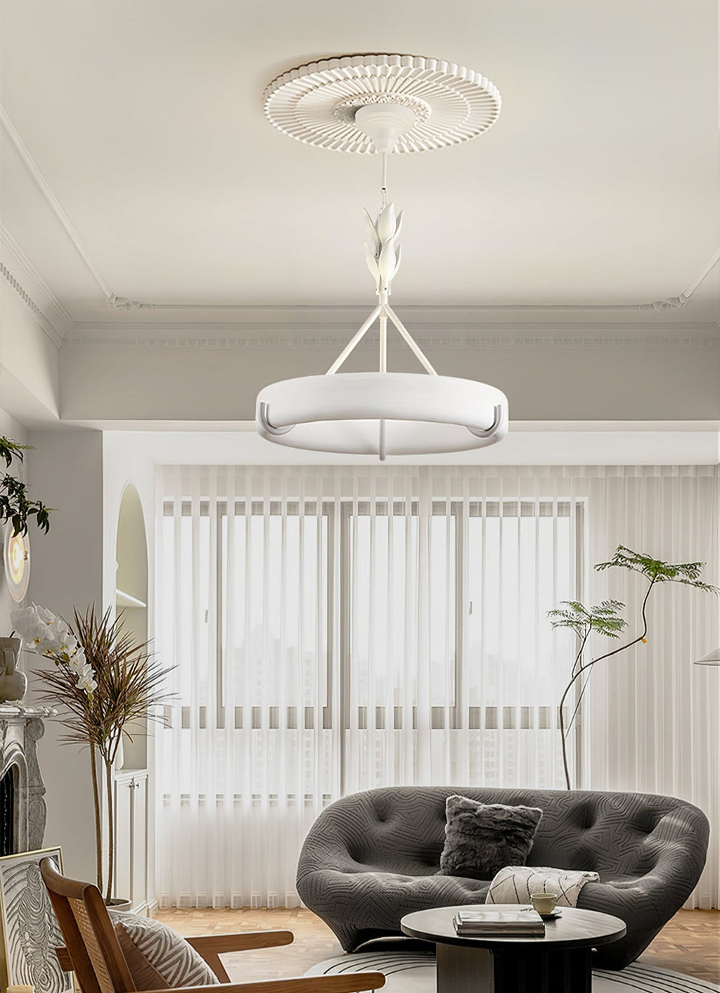 Tinsley Plaster Chandelier product image
