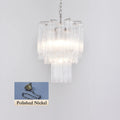 Transparent Murano Glass Tube Chandelier product image