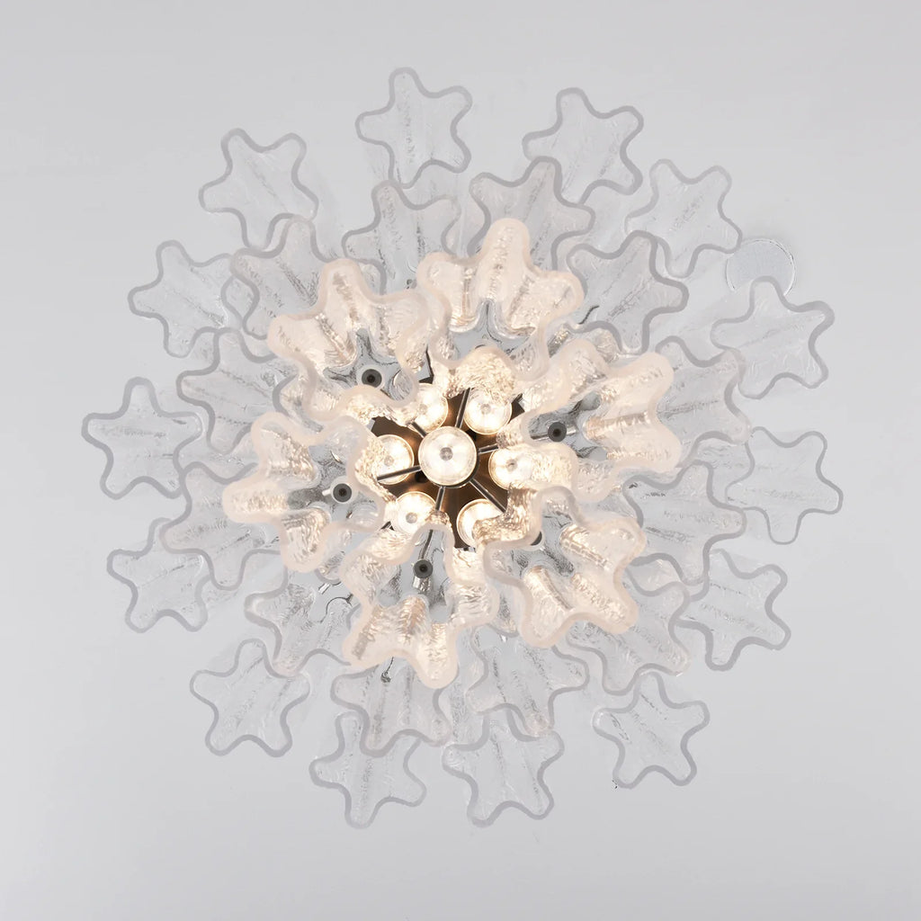 Transparent Murano Glass Tube Chandelier product image