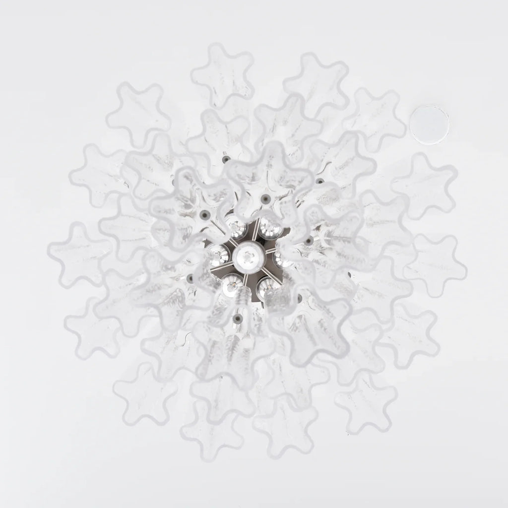 Transparent Murano Glass Tube Chandelier product image