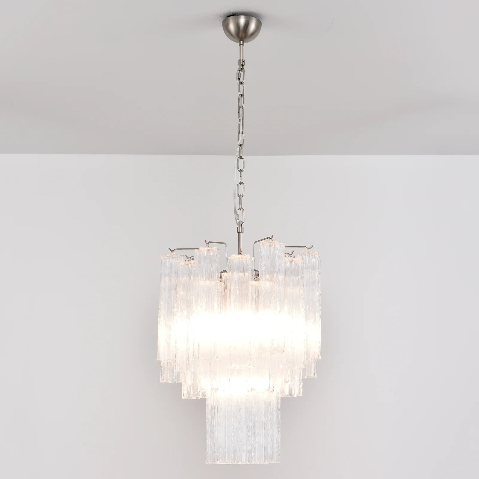 Transparent Murano Glass Tube Chandelier product image