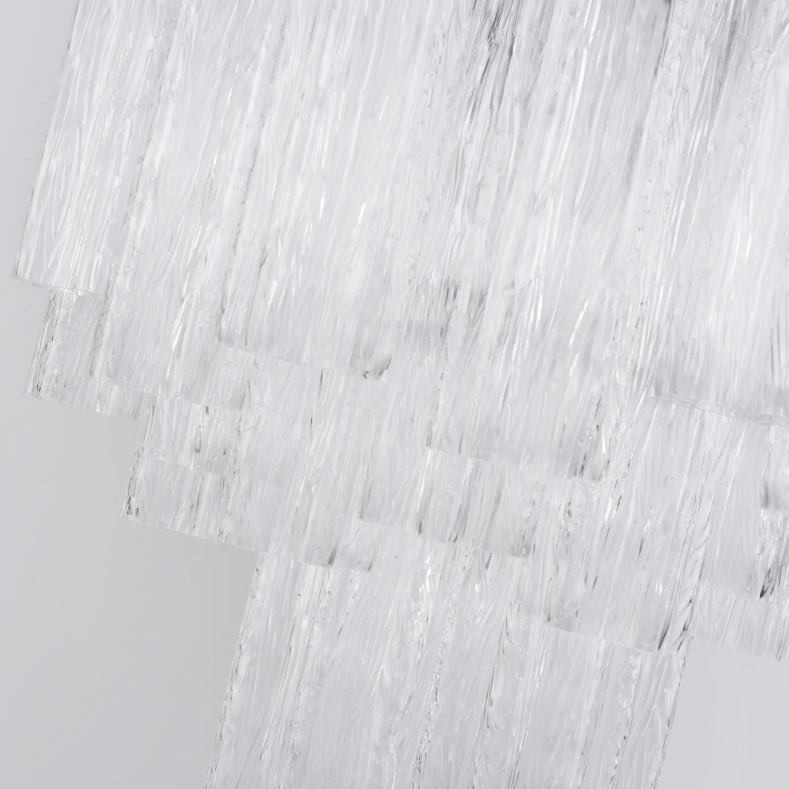 Transparent Murano Glass Tube Chandelier product image