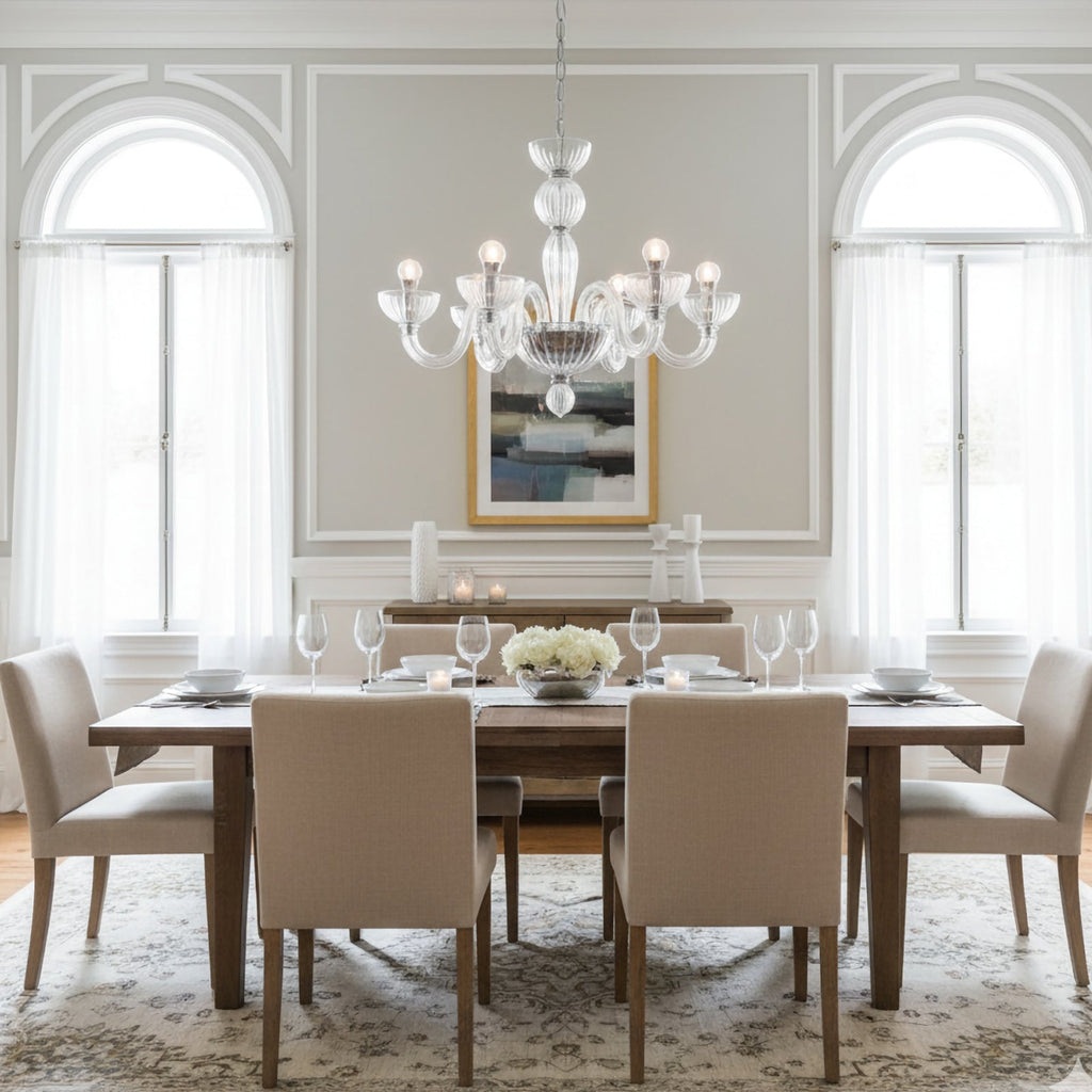 Transparent Ares Murano Glass Chandelier product image
