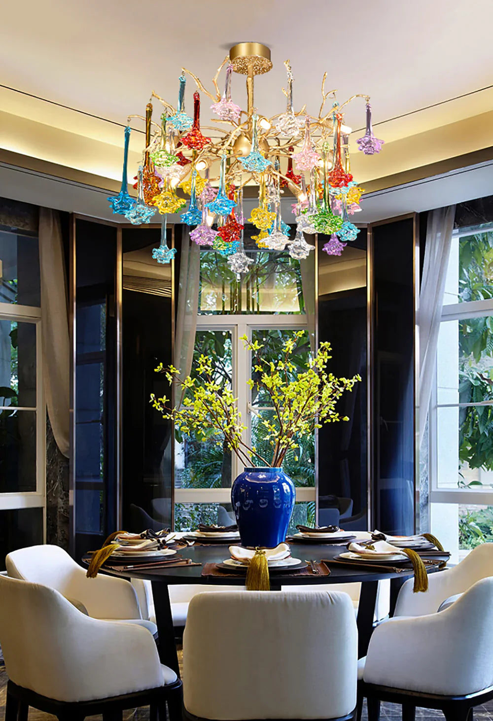 Tree Branch Glass Colorful Chandelier product image