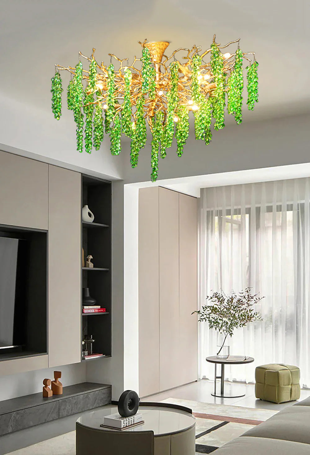Tree Branch Glass Grape Chandelier product image