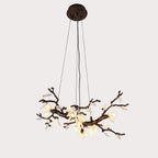 Selenite Crystal Blossom Branching Tree Chandelier by Bling Lighting Studio
