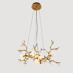 Selenite Crystal Blossom Branching Tree Chandelier by Bling Lighting Studio