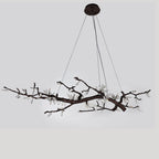 Selenite Crystal Blossom Branching Tree Chandelier by Bling Lighting Studio