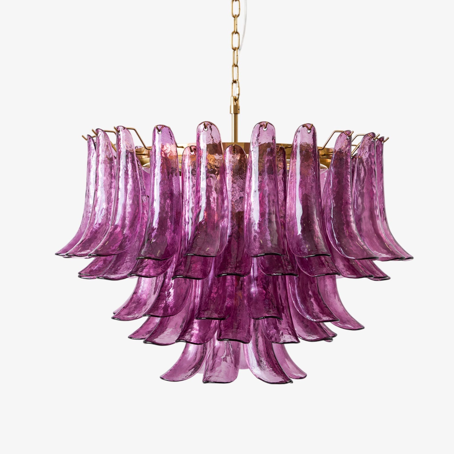 Amethyst Bloom Chandelier Glass lighting by Bling Lighting Studio