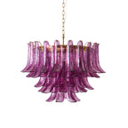 Amethyst Bloom Chandelier Glass lighting by Bling Lighting Studio