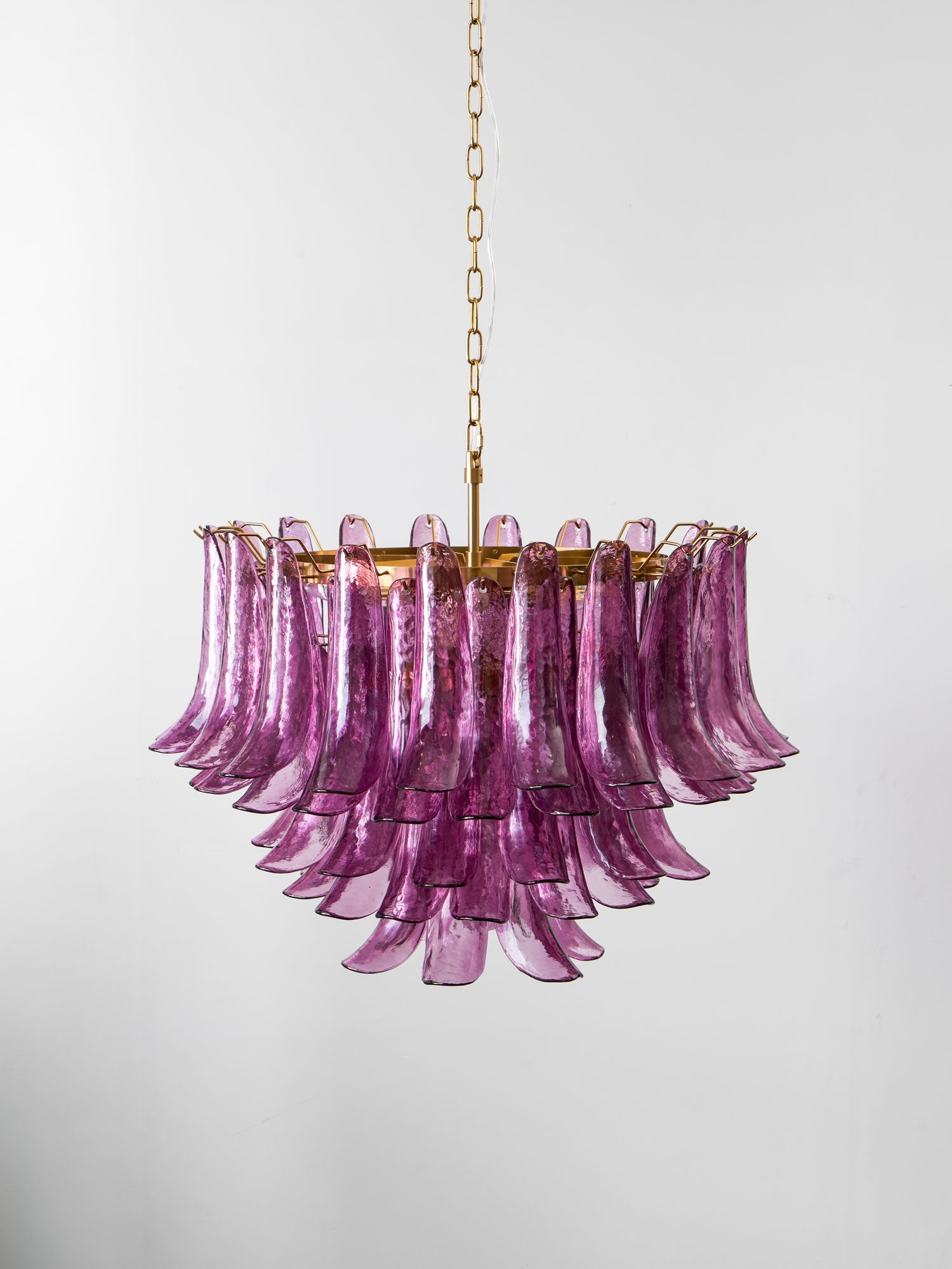 Amethyst Bloom Chandelier Glass lighting by Bling Lighting Studio