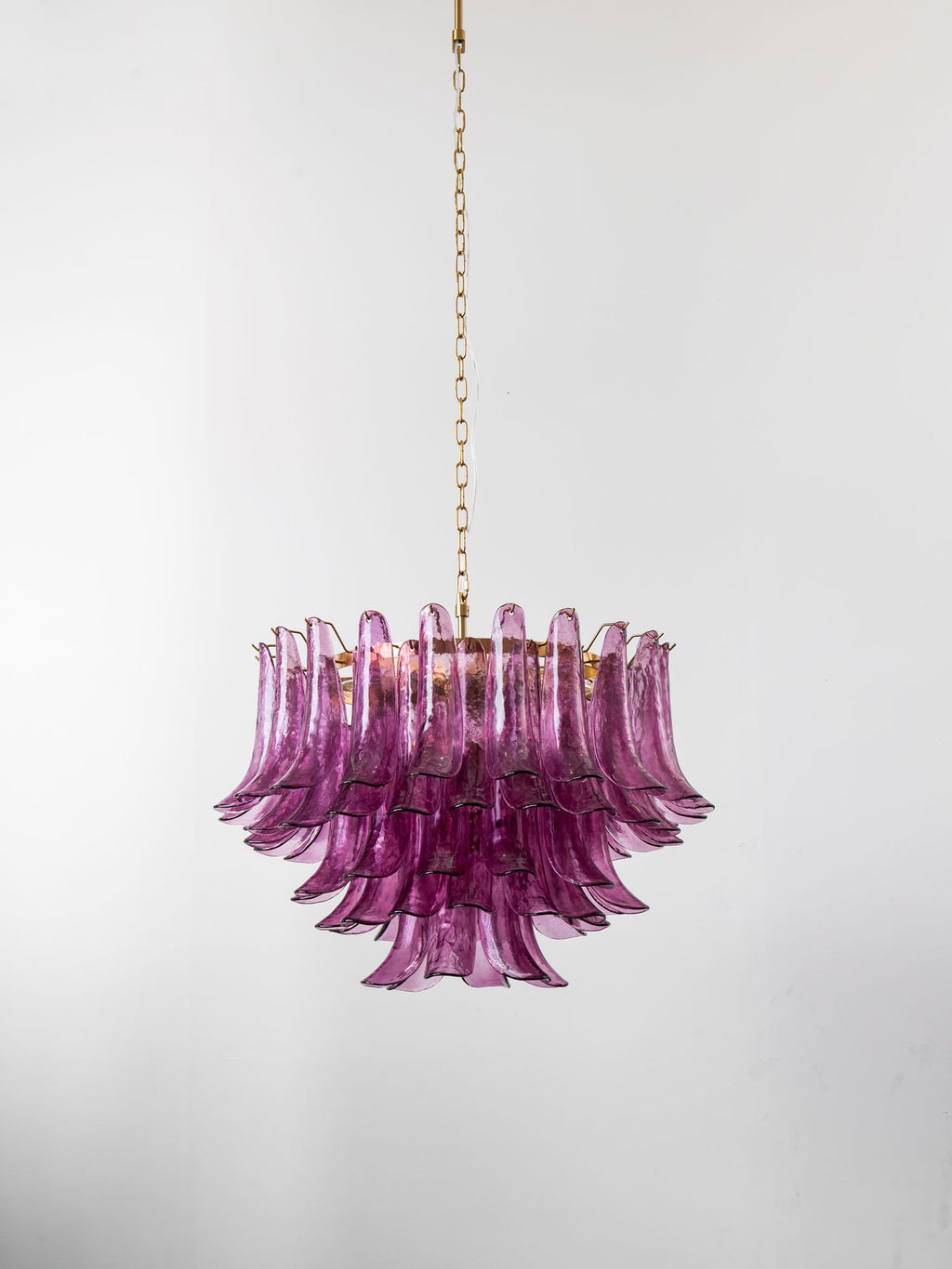 Amethyst Bloom Chandelier Glass lighting by Bling Lighting Studio