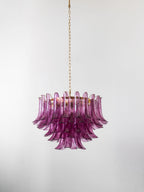 Amethyst Bloom Chandelier Glass lighting by Bling Lighting Studio