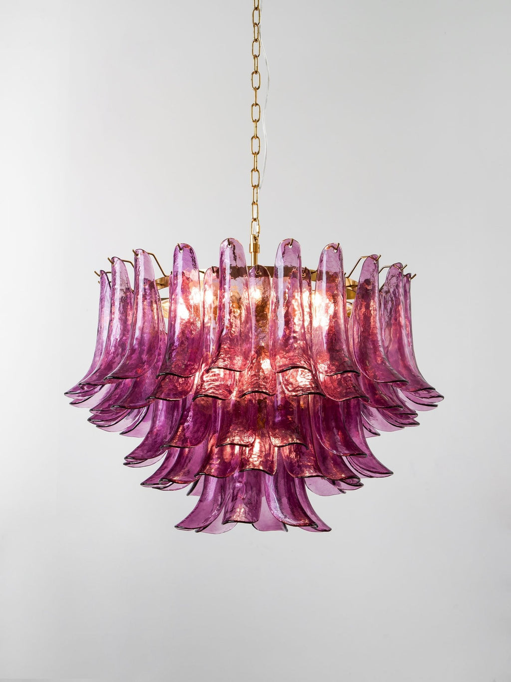 Amethyst Bloom Chandelier Glass lighting by Bling Lighting Studio