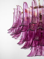 Amethyst Bloom Chandelier Glass lighting by Bling Lighting Studio