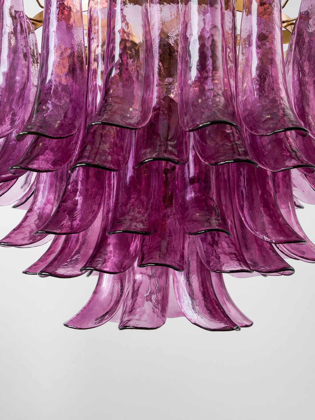 Amethyst Bloom Chandelier Glass lighting by Bling Lighting Studio