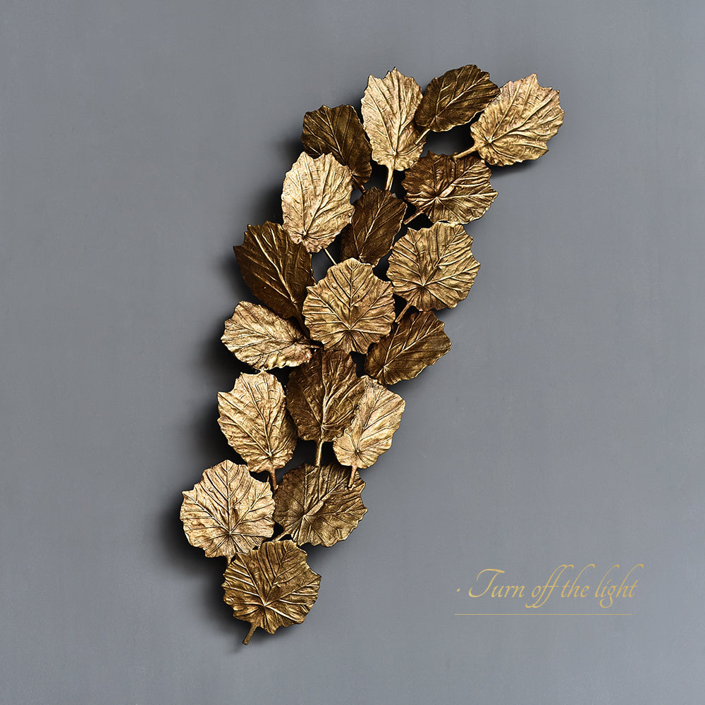 Gold Leaf Handmade Branch Wall Sconce product image