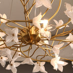 Veitchii Flower Branch Chandelier by Bling Lighting Studio