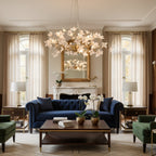 Veitchii Flower Branch Chandelier by Bling Lighting Studio