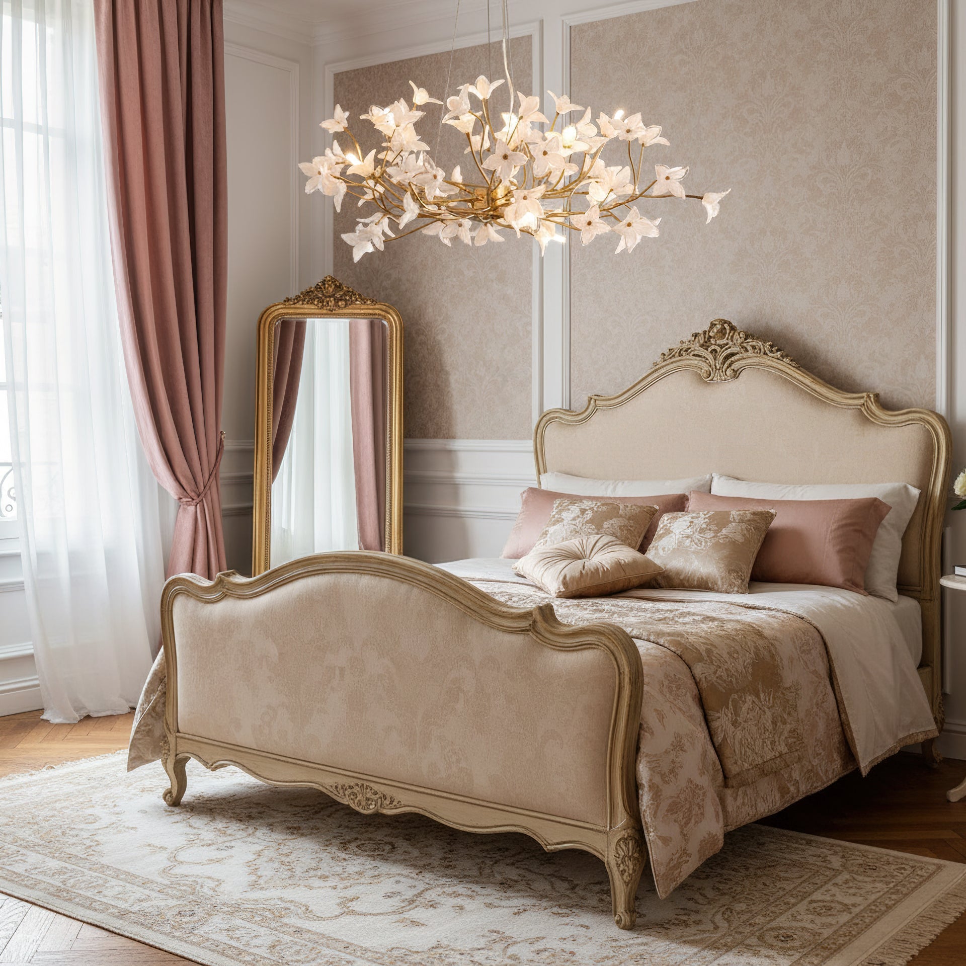 Veitchii Flower Branch Chandelier by Bling Lighting Studio