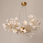Veitchii Flower Branch Chandelier by Bling Lighting Studio