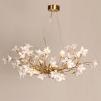 Veitchii Flower Branch Chandelier by Bling Lighting Studio