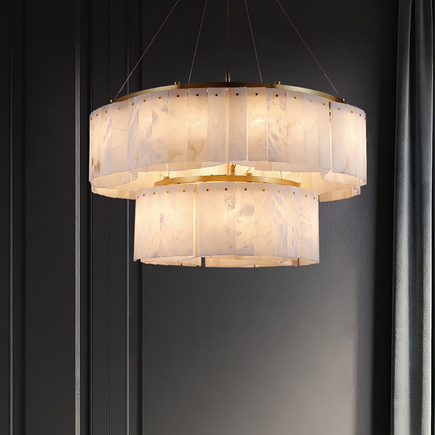 Velaria Chandelier by Bling Lighting Studio