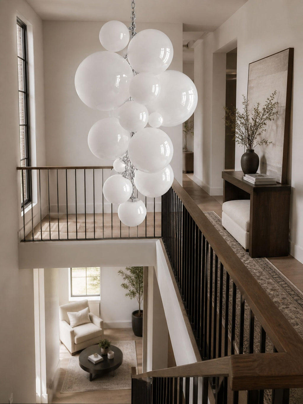 Velymo Grapetta Chandelier Glass lighting by Bling Lighting Studio