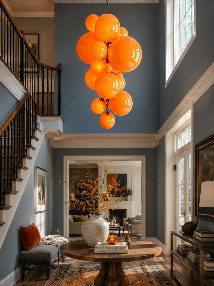 Velymo Grapetta Chandelier Glass lighting by Bling Lighting Studio