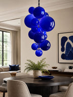 Velymo Grapetta Chandelier Glass lighting by Bling Lighting Studio