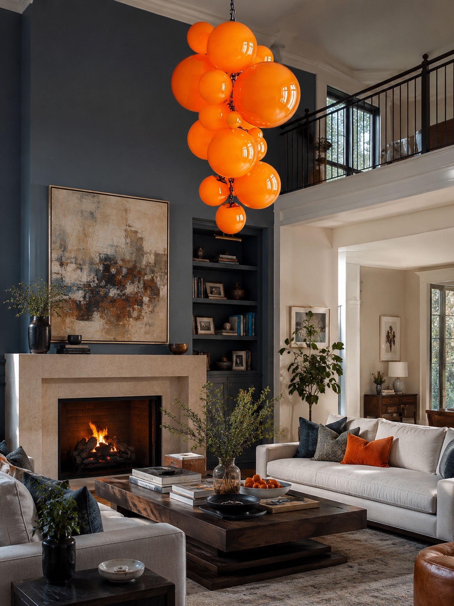 Velymo Grapetta Chandelier Glass lighting by Bling Lighting Studio