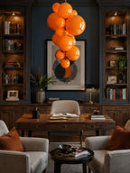 Velymo Grapetta Chandelier Glass lighting by Bling Lighting Studio