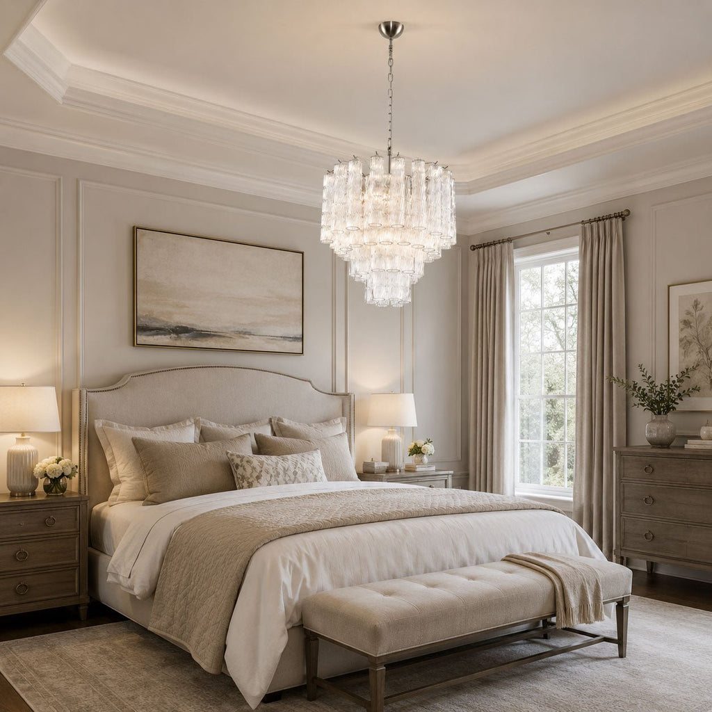 Vetrina Glass Chandelier Glass lighting by Bling Lighting Studio