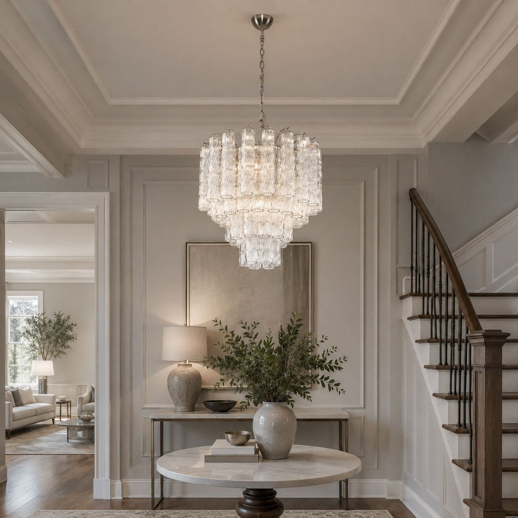 Vetrina Glass Chandelier Glass lighting by Bling Lighting Studio