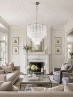 Vetrina Glass Chandelier Glass lighting by Bling Lighting Studio