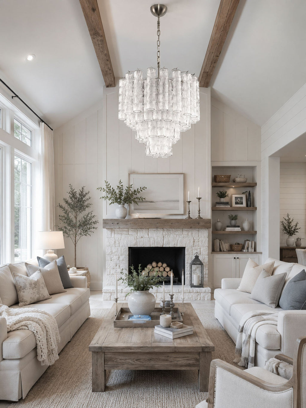 Vetrina Glass Chandelier Glass lighting by Bling Lighting Studio