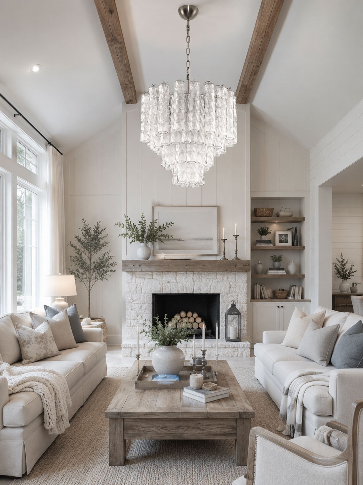 Vetrina Glass Chandelier Glass lighting by Bling Lighting Studio