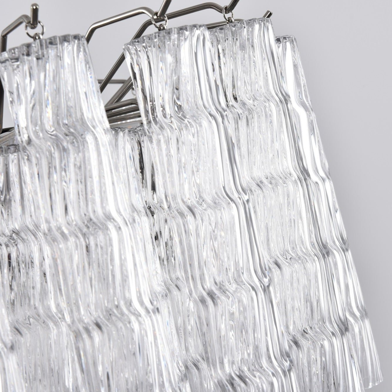 Vetrina Glass Chandelier Glass lighting by Bling Lighting Studio