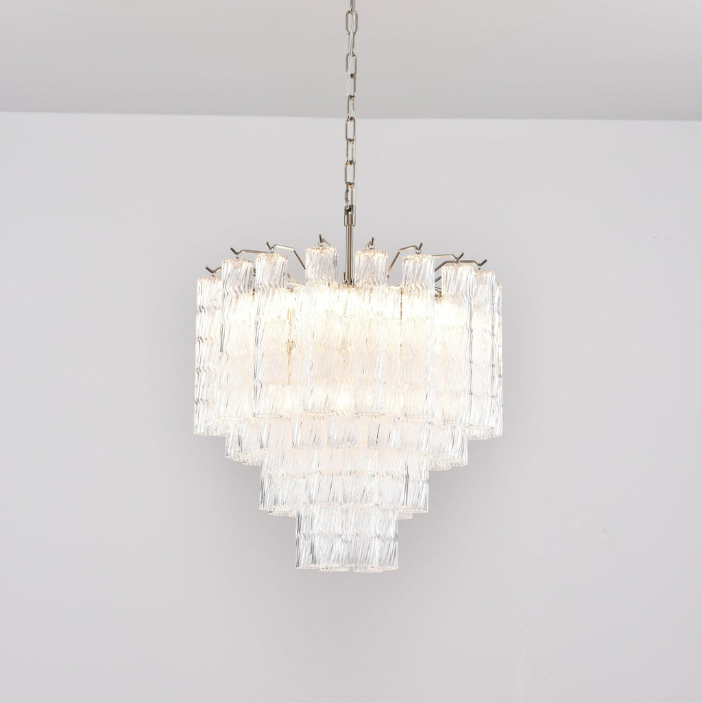 Vetrina Glass Chandelier Glass lighting by Bling Lighting Studio