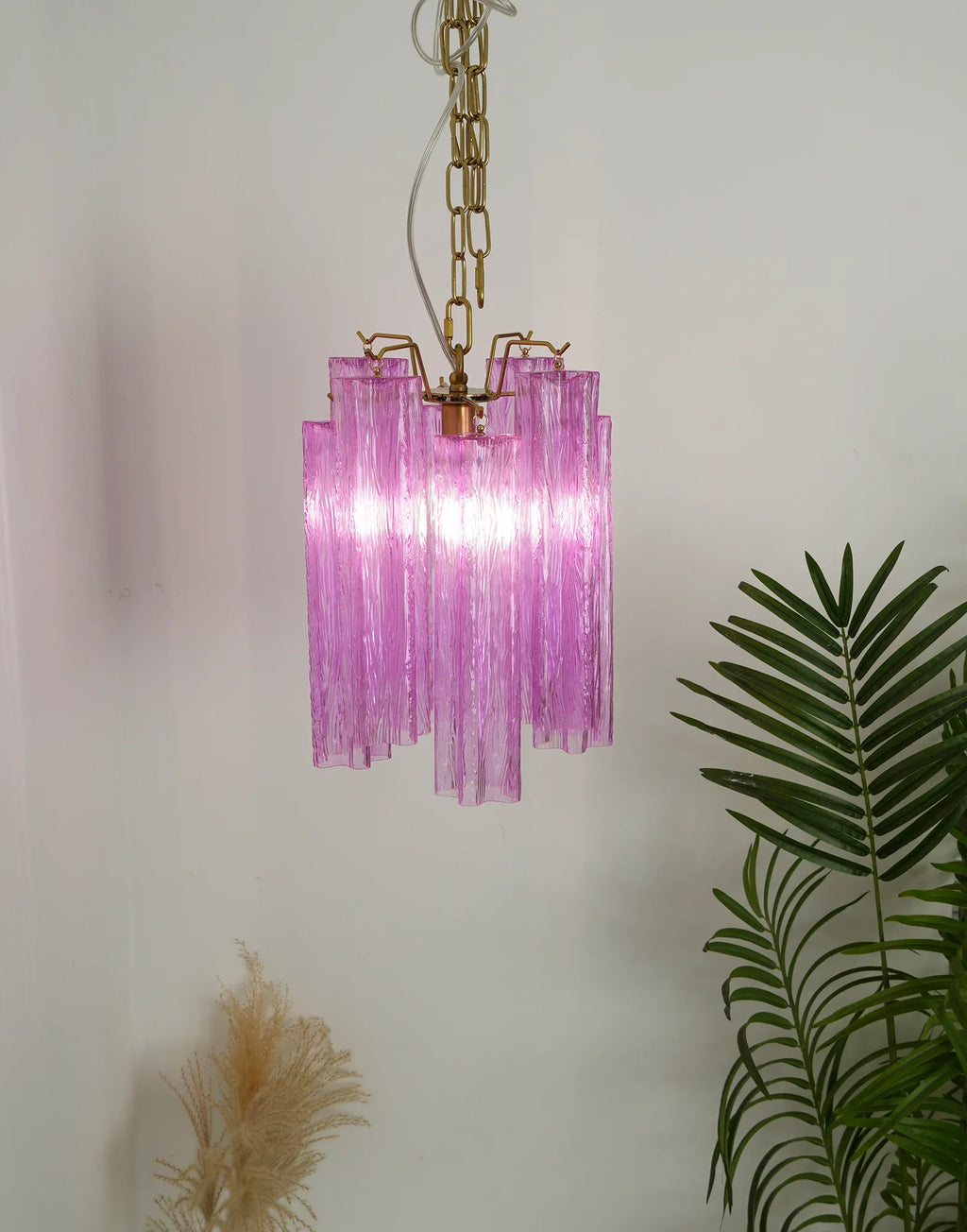 Vintage Amethyst Murano Glass Chandelier product image