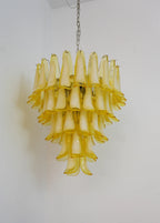 Vintage Caramel Murano Glass Petals Chandelier product image
