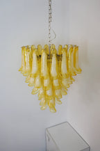 Vintage Caramel Murano Glass Petals Chandelier product image