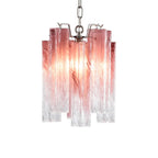 Vintage Gradient Red Murano Chandelier by Bling Lighting Studio