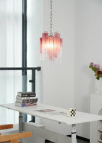 Vintage Gradient Red Murano Chandelier product image