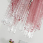 Vintage Gradient Red Murano Chandelier product image