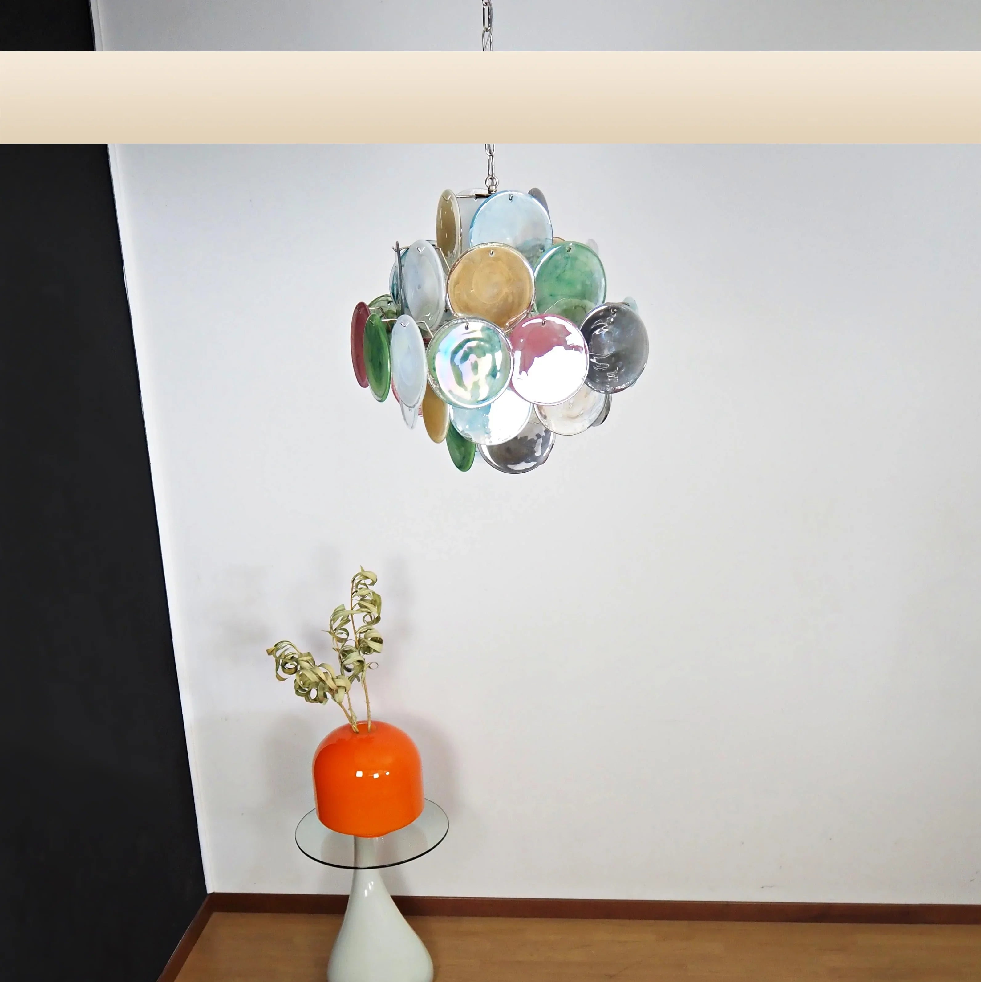 Vintage Murano Multicolored Disks Chandelier product image