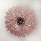 Vintage Murano Pink Glass Petals Chandelier product image