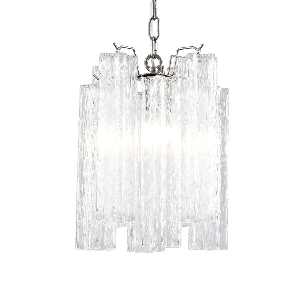 Vintage Transparent Murano Chandelier by Bling Lighting Studio