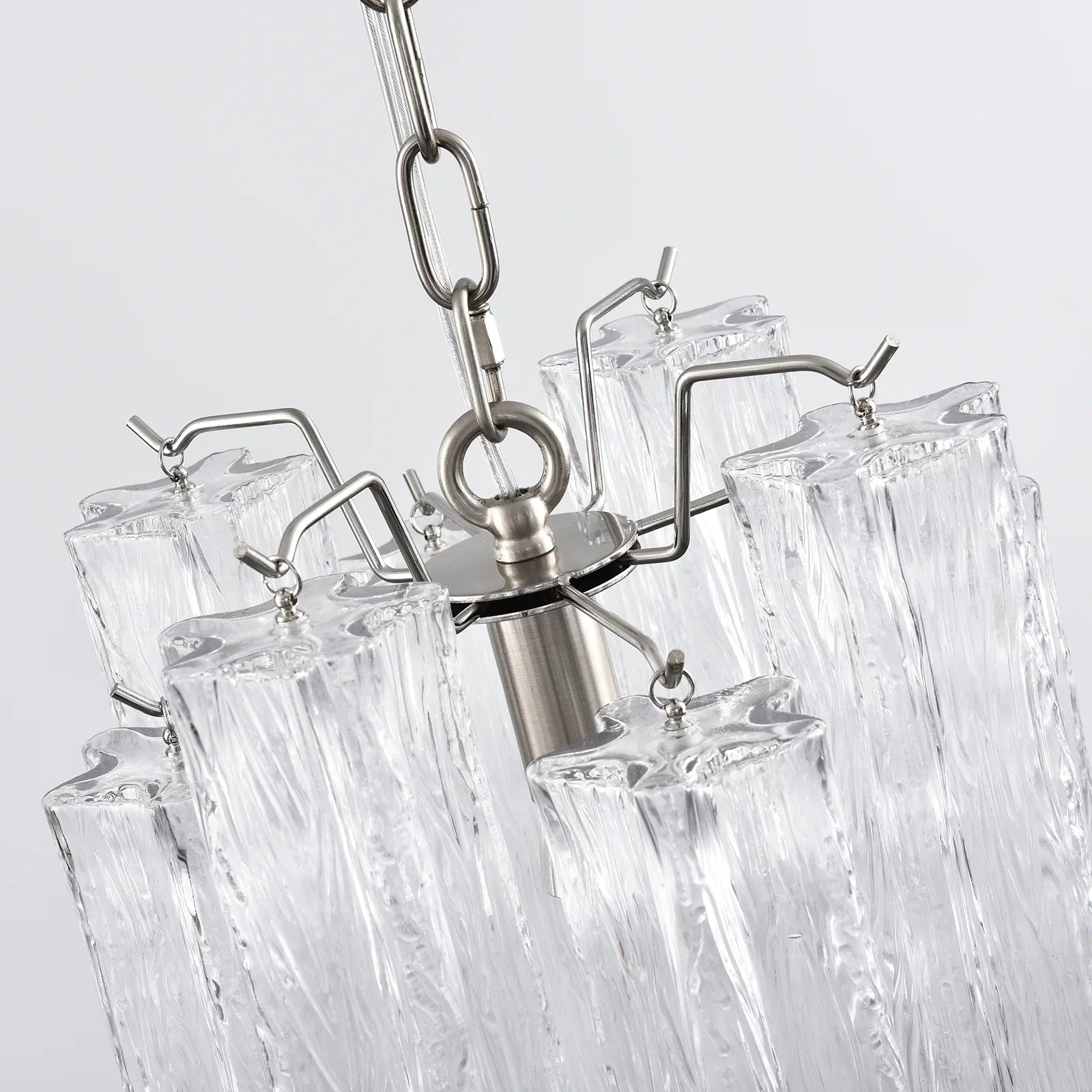 Vintage Transparent Murano Chandelier product image