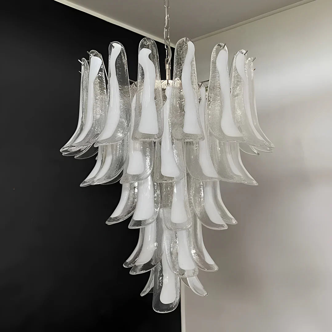 Vintage Transparent Murano Petals Chandelier product image